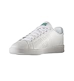 adidas NEO Men's Cloudfoam Advantage Clean Fashion Sneaker, White/White/Fairway, 10.5 M US