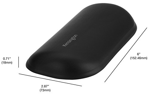 Kensington ErgoSoft Wrist Rest for Standard Mouse, Black (K52802WW)