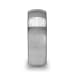 6mm/8mm Men's Titanium Ring Brushed Dome Wedding Band Comfort Fit Size 4-15