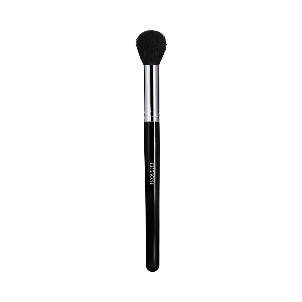 TB TOOLS FOR BEAUTY T4B Lussoni Pro 330 Professional Small Round Makeup Brush for Blush, Highlighter and Bronzer with Natural Bristles for Professionals Use Dimensions Bristle Length 28 mm, 1.10 inch Brush Length 193 mm 1.60 inch