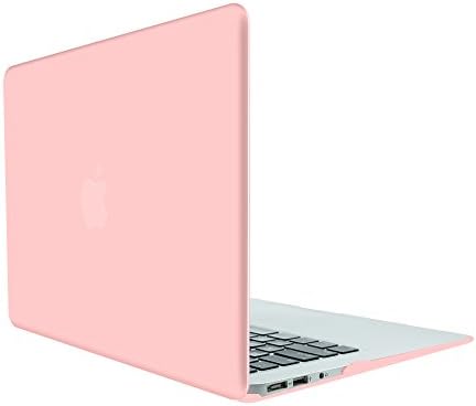 ICE FROG MacBook Air 11.6" Slim Case, Matte Frosted Rubberized Hard Plastic Case Cover Shell For MacBook Air 11.6 inch A1370 A1465-Pink
