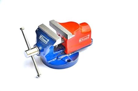 CLIMAX Table Baby Cast Iron VICE 32 mm Fixed Base (Red)