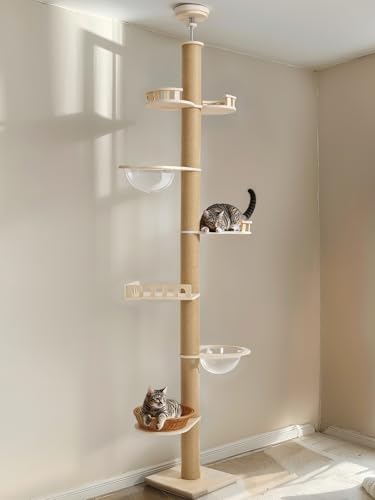 Veehoo Floor to Ceiling Cat Tree