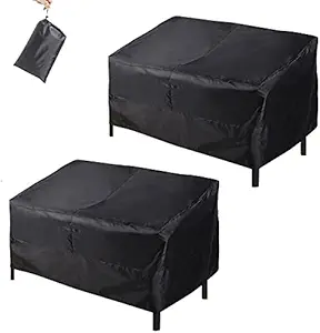 Outdoor Sofa Cover 2 Pack, ALSTER 3-Seater Patio Loveseat Cover(63