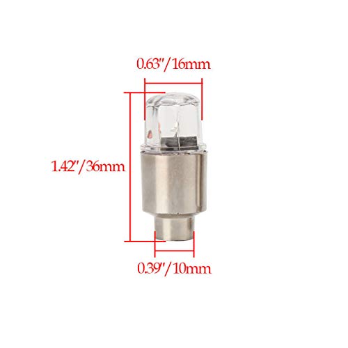TopfireDirect 4PCS/Set Firefly Spoke LED Wheel Valve Stem Cap Tire Motion Neon Light Lamp for Bike Bicycle Car Motorcycle - Thumbnail 3