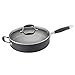 Anolon 81887 Advanced Hard Anodized Nonstick Saute Fry Pan with Helper Handle, 5 Quart, Gray primary