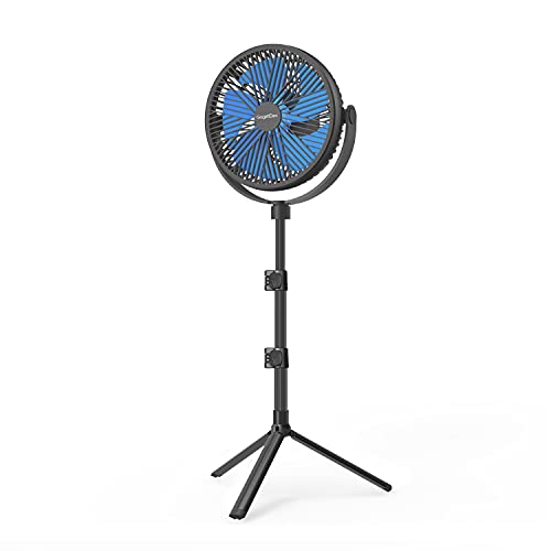 GagetElec 10000mAh 8''Standing Up Fan,Battery Operated Fan with