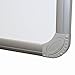 24x36 White Melamine Dry Erase Board with Aluminum Frame and Marker Tray