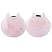 YOFANST Organic Quartz Cute Cat Ear Stretching Plugs Gauge 00g, Sold as Pair