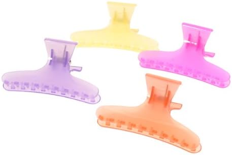 Amazon レディガールバタフライヘアクリップカニ爪クリップ理髪クランプアクセサリー バレッタ クリップ 通販