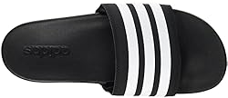 adidas Men's Adilette Comfort Slides, Black/Core