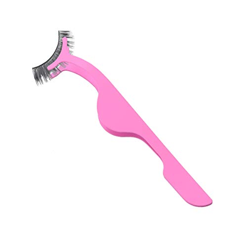 Dr.Nail False Eyelashes Extension Tweezers Remover Clip lash Tweezers Nipper Applicator Tool(Pink) - Thumbnail 2