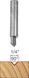 Freud 20-100 1/4-Inch Diameter 90-Degree V-Grooving Router Bit with 1/4-Inch Shank