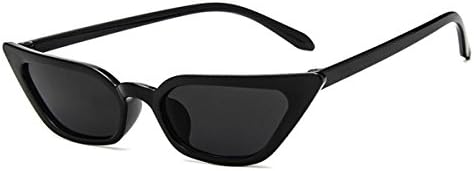 AOO Retro Cat Eye Sunglasses for Women Small Shade Plastic Frame UV400 Protection