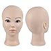 ErSiMan Cosmetology Bald Manikin Mannequin Head for Wigs Making Wig Display Hat Display Glasses Display with Free Clamp …