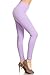 LDR128-Lilac Basic Solid Leggings, One Size