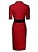 Miusol Women's Floral Lace Ruffle Slim Cocktail Party Dress