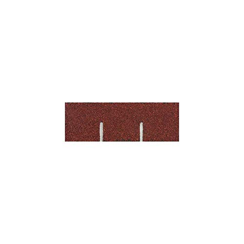 Dollhouse Miniature Red Square Asphalt Shingles, 177 Square Inches