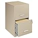 Lorell 14340 18 Deep 2-Drawer File Cabinet, Putty