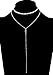 Zealmer Stunning Adjustable Lariat Choker Necklace Chain Thin Choker