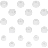 Earbudz 10 Pairs Small Silicone Replacement Earbud Ear Tips (Clear)