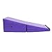 Commercial Bargains Purple Gymnastics Mat, Folding Gymnastics Cheese Wedge Mat, Gym Fitness Skill Shape Tumbling Mat for Kids Play, Home Exercise, Aerobicsthumb 1