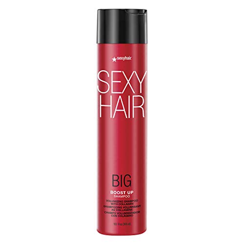 sexyhair big boost up champú voluminizador con colágeno, 10.1 oz