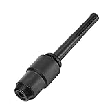 QWORK SDS-max to SDS-plus Adapter for Rotary Hammers, Connection SDS-max to SDS-plus Female drill converter for Bosch Dewalt Milwaukee Hitachi Makita Hilti and Other Rotary and Demolition Hammers