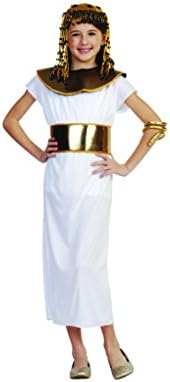 Cleopatra Child Costume, White, Small Size
