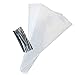 Pack of 200, The Elixir Party Polypropylene Crystal Clear Cellophane Cone Shaped Treat & Favor Bags, 6 x 12 inch