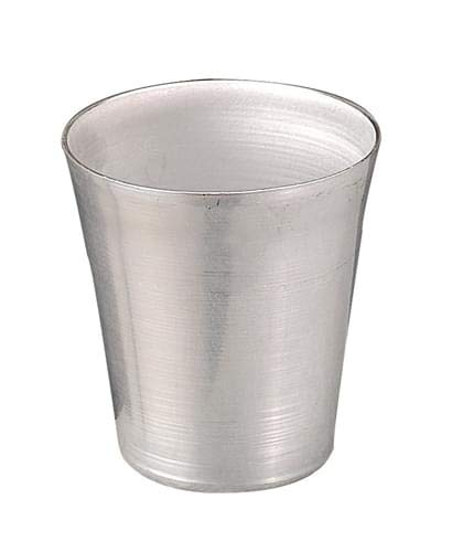 Pentole Agnelli Pastry & Pizza Line Cream Caramel Mould, 8 Cm. Diameter-5.5 Cm. Height, Aluminium, Silver, One Size