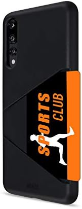 Artwizz TPU Card Case for Huawei P20 Pro - Protective Cover with Card Slot for Membership-Card, ID, Ticket - Matte Back and Glossy Display Frame - Designed in Berlin Germany - Black