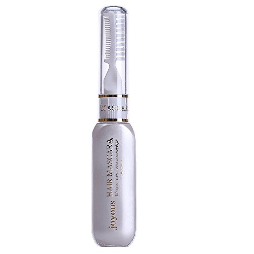 Professional Hair Dye Temporary Hair Color Stick Non-toxic Salon Diy Hair Dyeing Mascara (White+Gold+Wine Red)