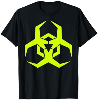Amazon.com: Biohazard Symbol Vintage Green Funny Halloween T-Shirt