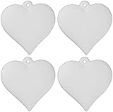 Everlasting Love Heart Ornament - Set of 4 - Paint Your Own Ceramic Keepsake