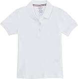 French Toast School Uniform Girls Short Sleeve Stretch Pique Polo Shirt