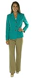 Evan Picone Women's Classic Time Three Button Pant Suit