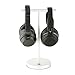 Solid Base Dual Sides Aluminum Headphones Stand Hanger for Monster DNA Beats Bose Skullcandy Sony Sennheiser Shure AKG Headphones with Handband (Chrome) -1 Year Warranty Included-