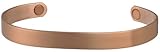 Sabona Men's Brushed Copper Magnetic Wristband - 504