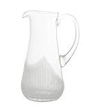 Glazze Crystal Water Pitcher with Custom Hand Cut