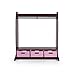 Guidecraft Dress Up Storage – Espresso: Kids' Costume Dresser, Armoire with Rack, Toy Bins and Full Mirror - Playroom Organizer, Children Room Furniture