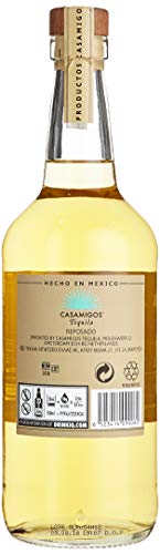 Casamigos Reposado Premium Tequila - aus 100 Prozent Agave, kreiert von George Clooney und Rande Gerb, handverlesen aus Mexiko, 40% vol, 700ml Einzelflasch – Bild 3