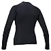 Lemorecn Women's 2mm Wetsuits Jacket Long Sleeve Neoprene Wetsuits Top(2098black12)