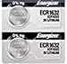 Energizer CR1632 Lithium Battery 3V (2 Batteries Per Pack) primary