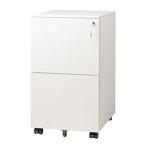 DEVAISE 2-Drawer Mobile File Cabinet with