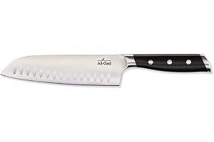 All-Clad Forged German Stainless Steel Santoku Knife 7 Inch, Fully Forged, Expert Precision, Home Kitchen Knife, Cook Tool, C