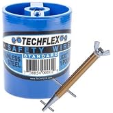 CLT05 - 4 3/4 Plated Steel/Aluminum Tool w/ Wingnut and 360 ft 1lb. Can of .032 Safety WireF