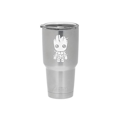 Baby Groot die cut vinyl decal sticker for laptops and Macbooks, iPads, iPhones and cell phones, car windows, Yeti and RTic tumbler cups and more!