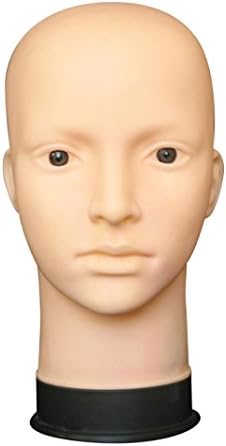 Nikuya Mannequin Head Practice Make Up Wig Hat Display Training Model Eyelash Extension (A)
