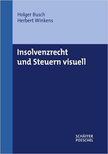 Insolvenzrecht Und Steuern Visuell Amazon De Busch Holger Winkens Herbert Bucher